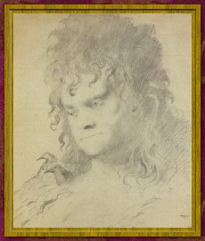 Countess Gertrude; drawing by Mervyn Peake