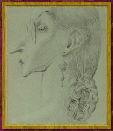 Irma Prunesquallor; drawing by Mervyn Peake